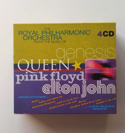 The RPO plays the music of Genesis,Queen,Pink Floyd e Elton John-4CD's