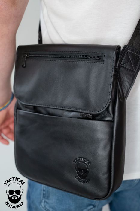 Тактична, шкіряна сумка