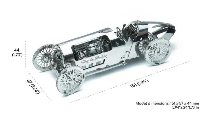 металлический конструктор Time for Machine машинка Silver Bullet