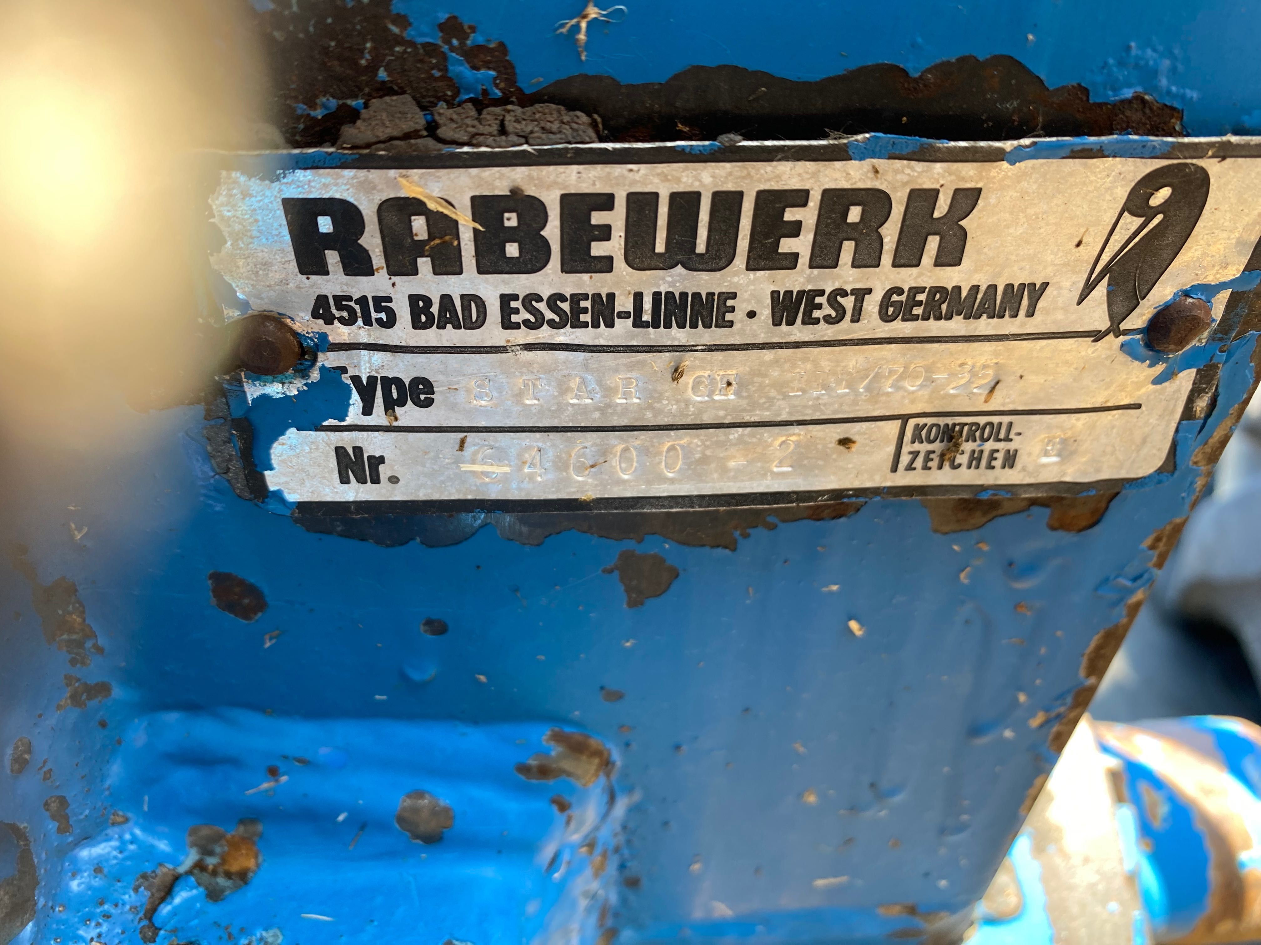 Pług obrotowy Rabe Werk 3