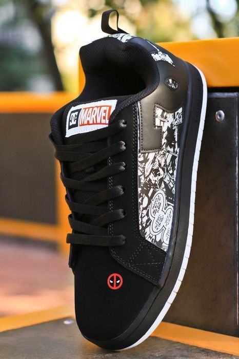 !SALE! DC Shoes Court Graffik Marvel Black/White 40 41 42 43 44 45 дс