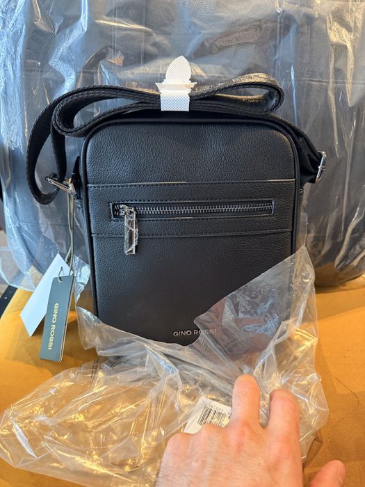 Nowt zestaw 2x Gino Rossi listonoszka crossbag oraz torba laptopa NEW