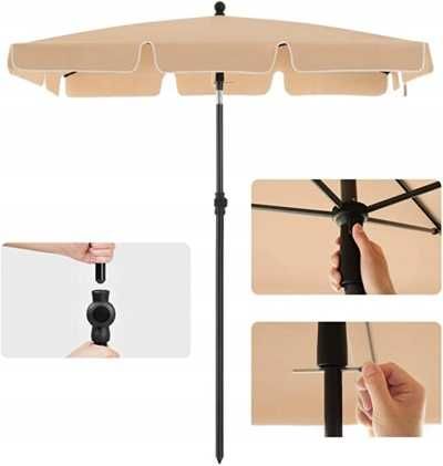 Parasol Songmics beże i brązy GPU25BR S3