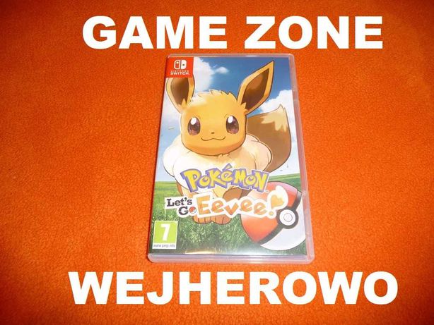 Pokemon Eevee Nintendo SWITCH = Wejherowo = gwarancja / wymiana