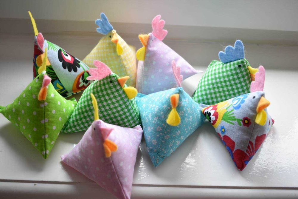 Kokoszka zabawka dla kota z walerianą kurka 8 sztuk pakiet