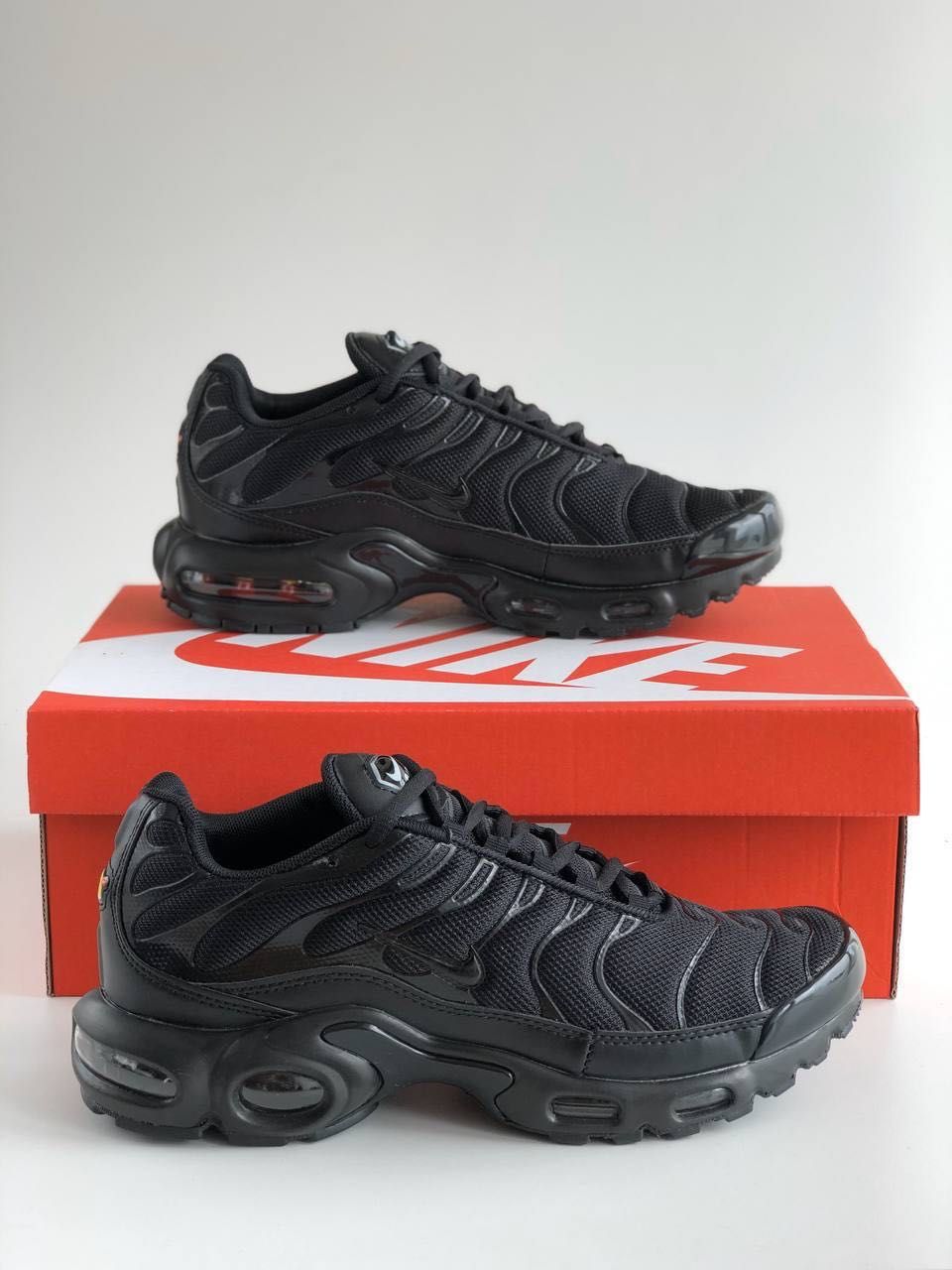 Мужские кроссовки Nike Air Max TN Plus full black . Размеры 41-45