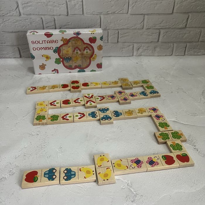 Доміно дитяче деревяне