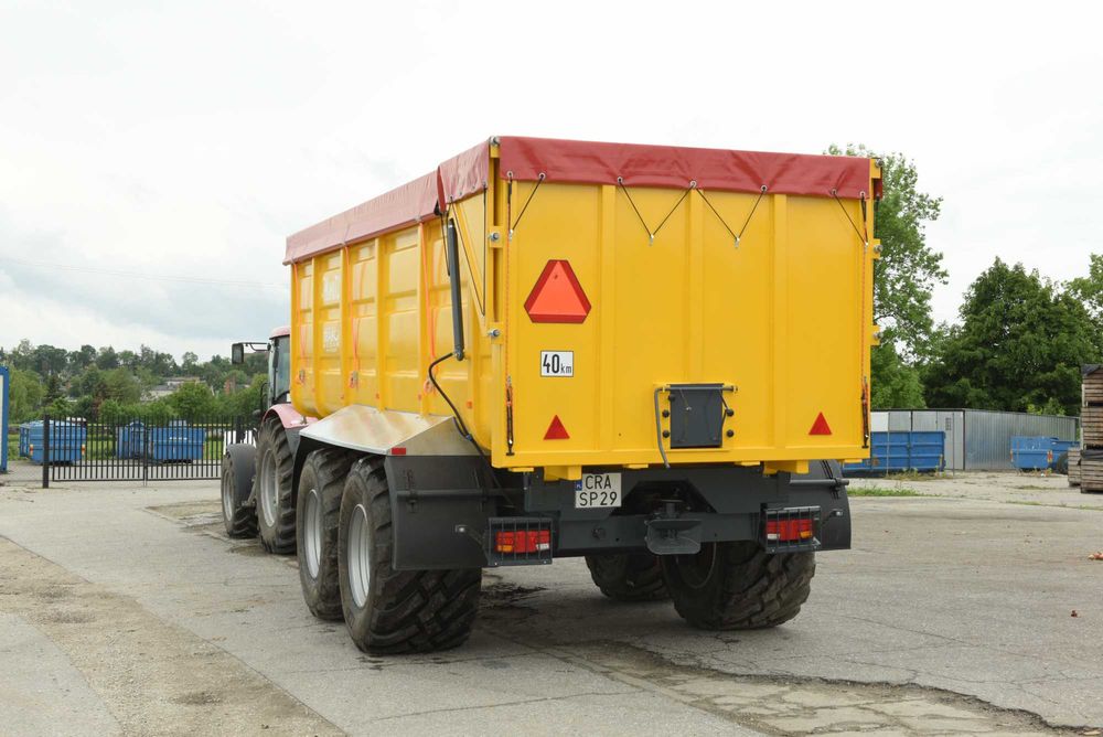 Przyczepa Skorupowa Tandem M28 (22t) FINANSOWANIE,promocja nawóz BISON