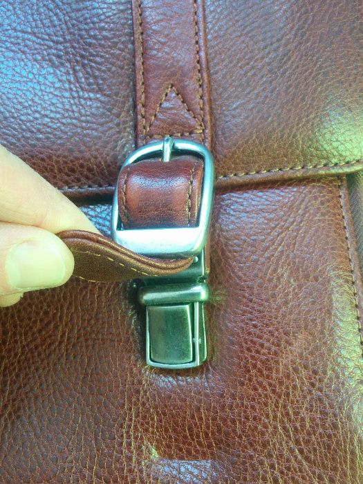 Чоловічий шкіряний портфель сумка дипломат