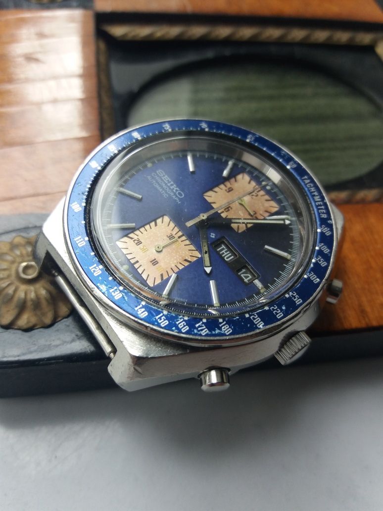 Seiko automatic chronograph diver vintage