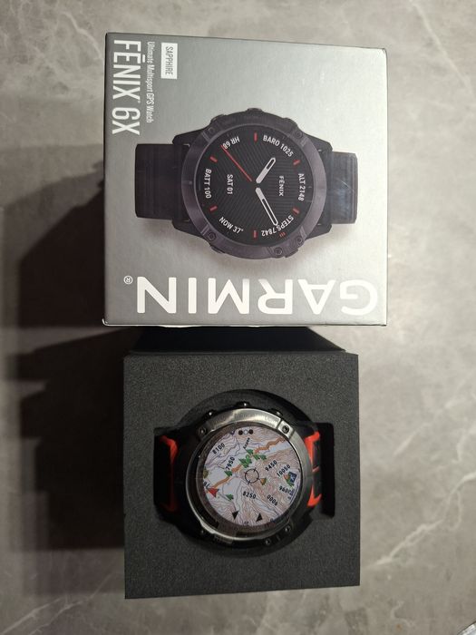 Garmin fenix 6x szafirowe szkło