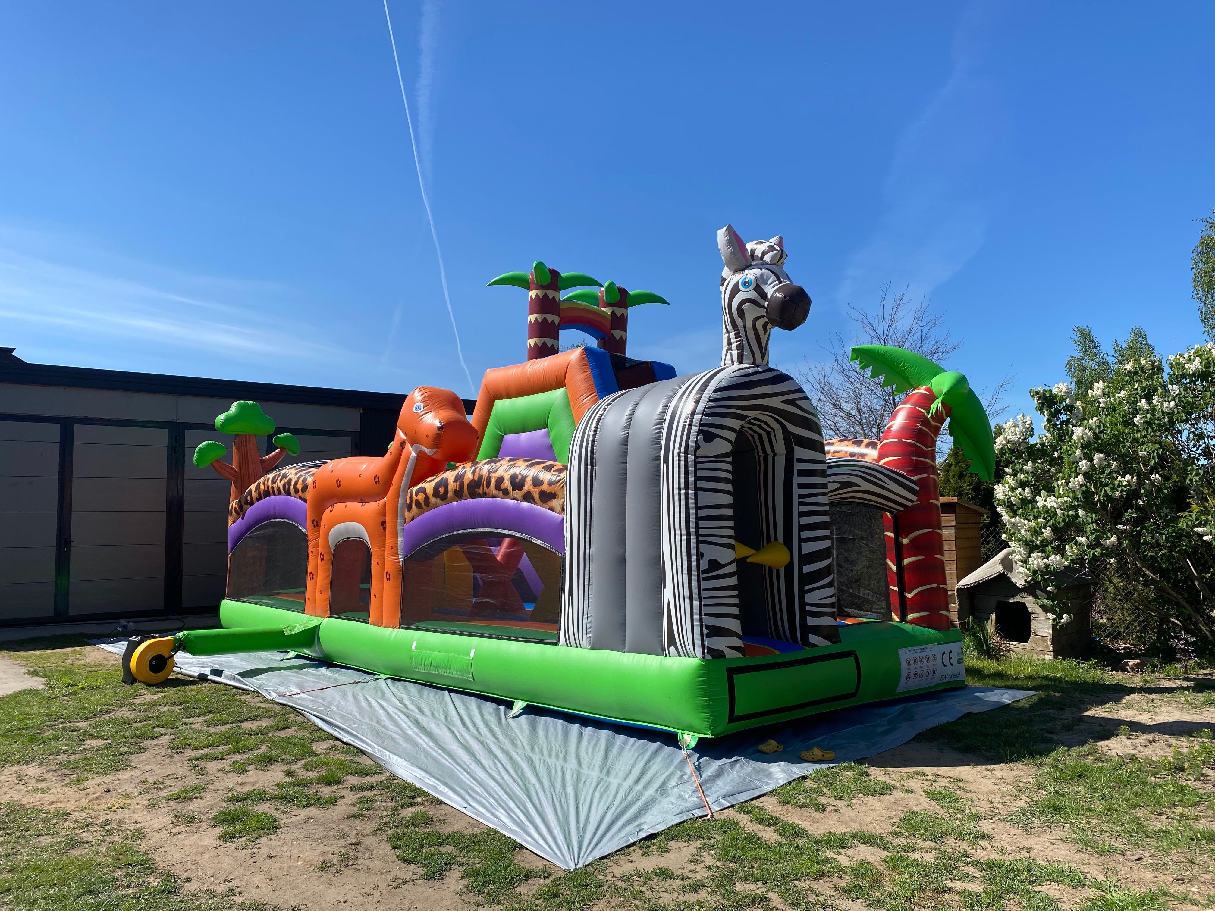 Dmuchane - wynajem  zjeżdżalnie piana party kula zorbs jacuzzi
