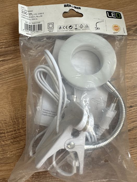 Lampka led do biurka stołu ring