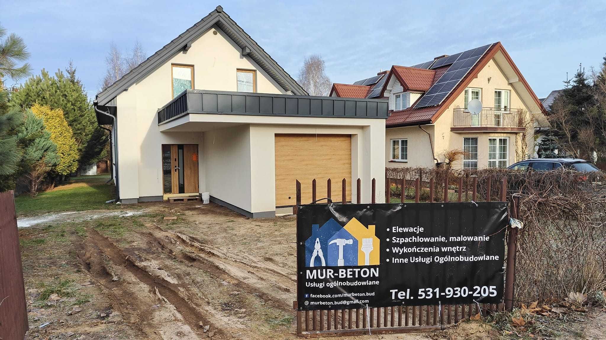 Elewacje, ocieplenia budynków, renowacja elewacji- mycie, malowanie
