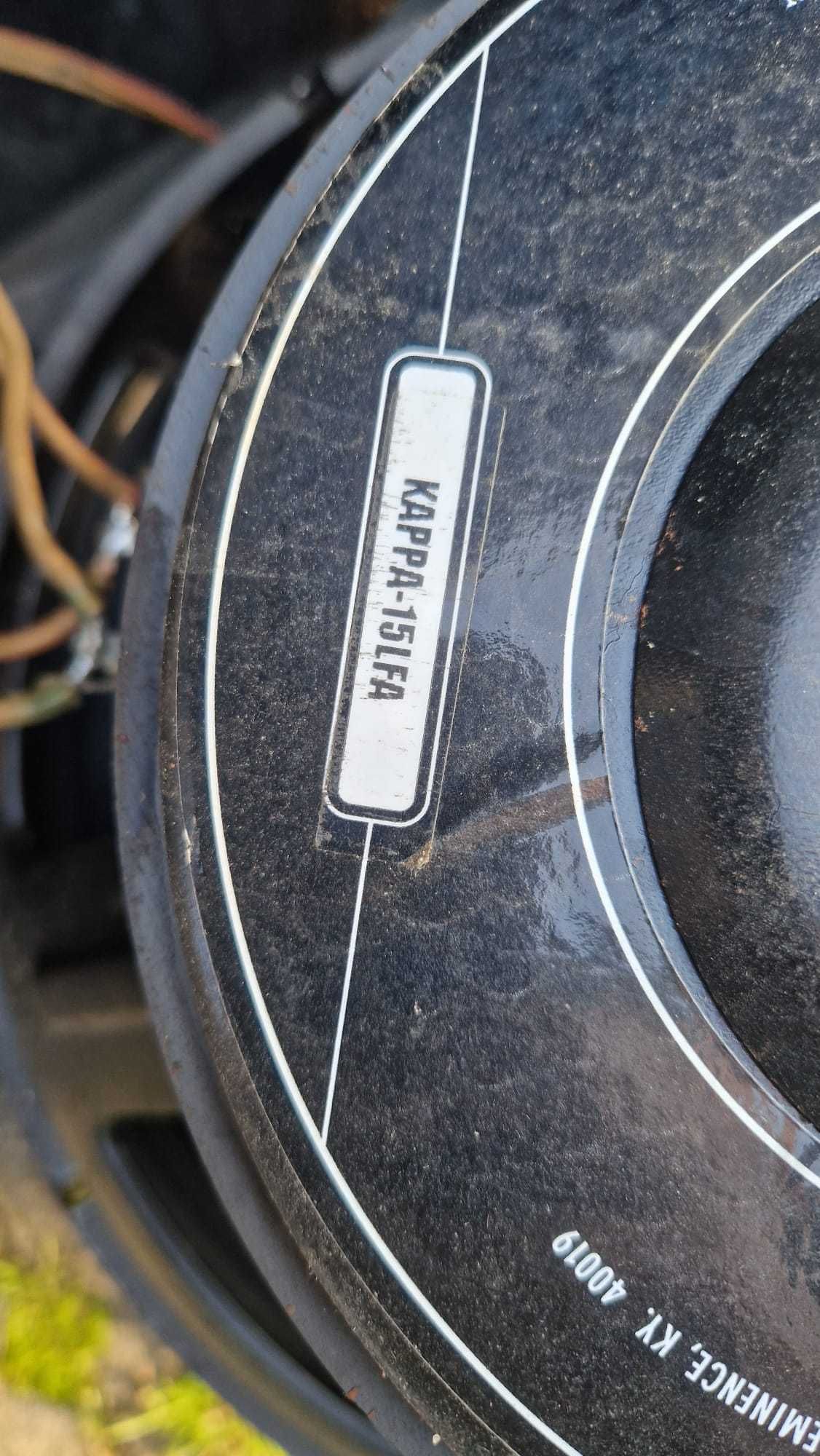 Kolumna basowa - subbas - RMS 1000Watt - 2 szt. Eminence kappa-15LFA