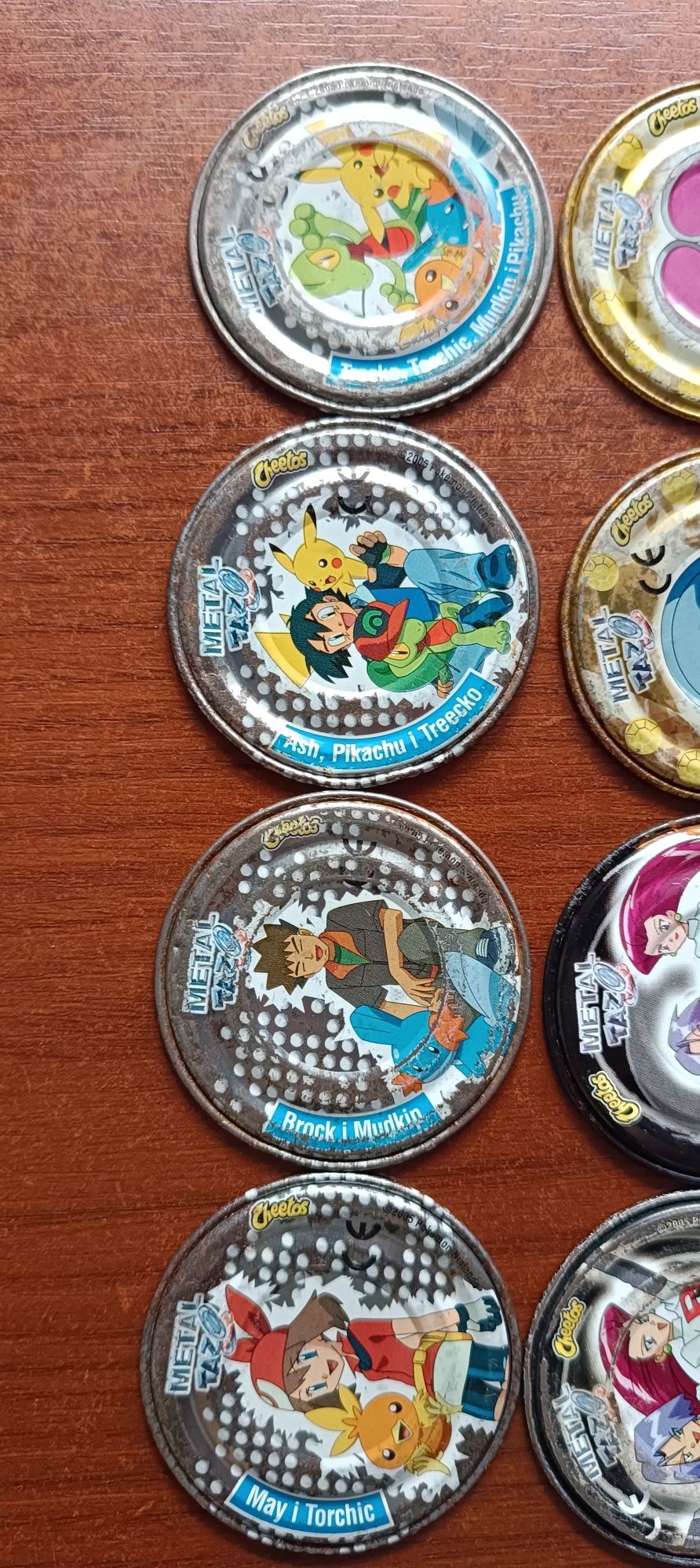 Pokemon yu gi oh big metal tazo