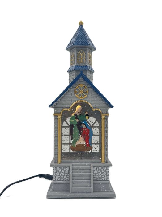 Podświetlana szopka w kapliczce, gra kolędę, pomysł na prezent