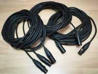Kabel mikrofonowy XLR Neutrik 2x0,23 OFC przewód symetryczny 2x 10m