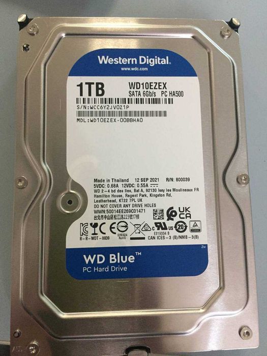 Жорсткий диск WD Blue 1 TB (WD10EZEX)
