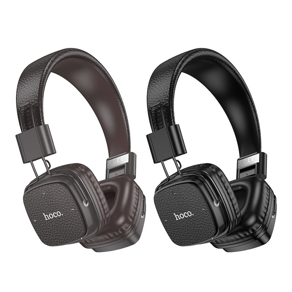 HOCO słuchawki bezprzewodowe bluetooth nagłowne W56 czarne