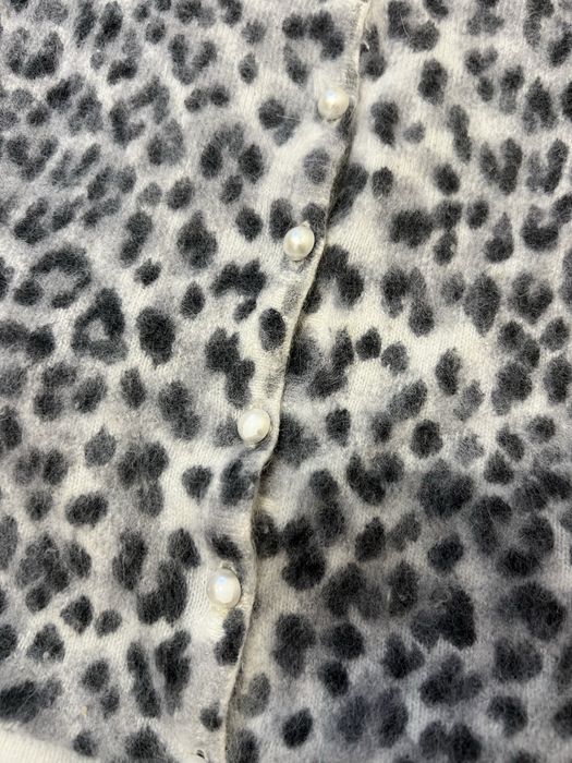 Angora sweter sweterek kardigan panterka pepard print zwierzący