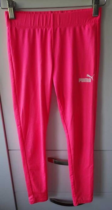 Legginsy PUMA lajkry ślizgi rozm. 152 różowe