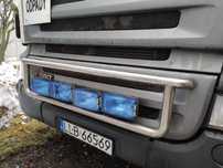 Orurowanie rura z halogenami scania R nierdzewka