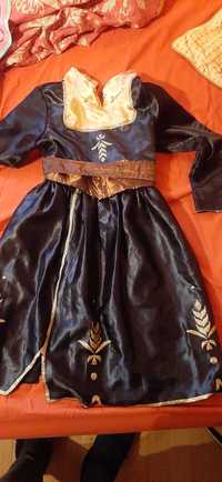 `oryginalna Disney sukienka  ,przebranie Anna Kraina Lodu 2 ,4-6 lat