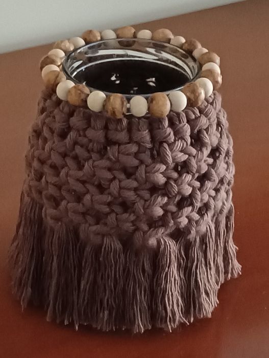 Decoração em macramé