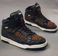 Puma Slipstream Mid 43 28cm skórzane buty sportowe sneakersy Leopard