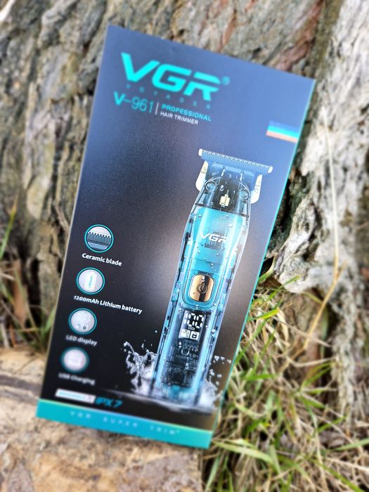 Професійний трімер бороди триммер голови VGR 961 тример кераміка нож
