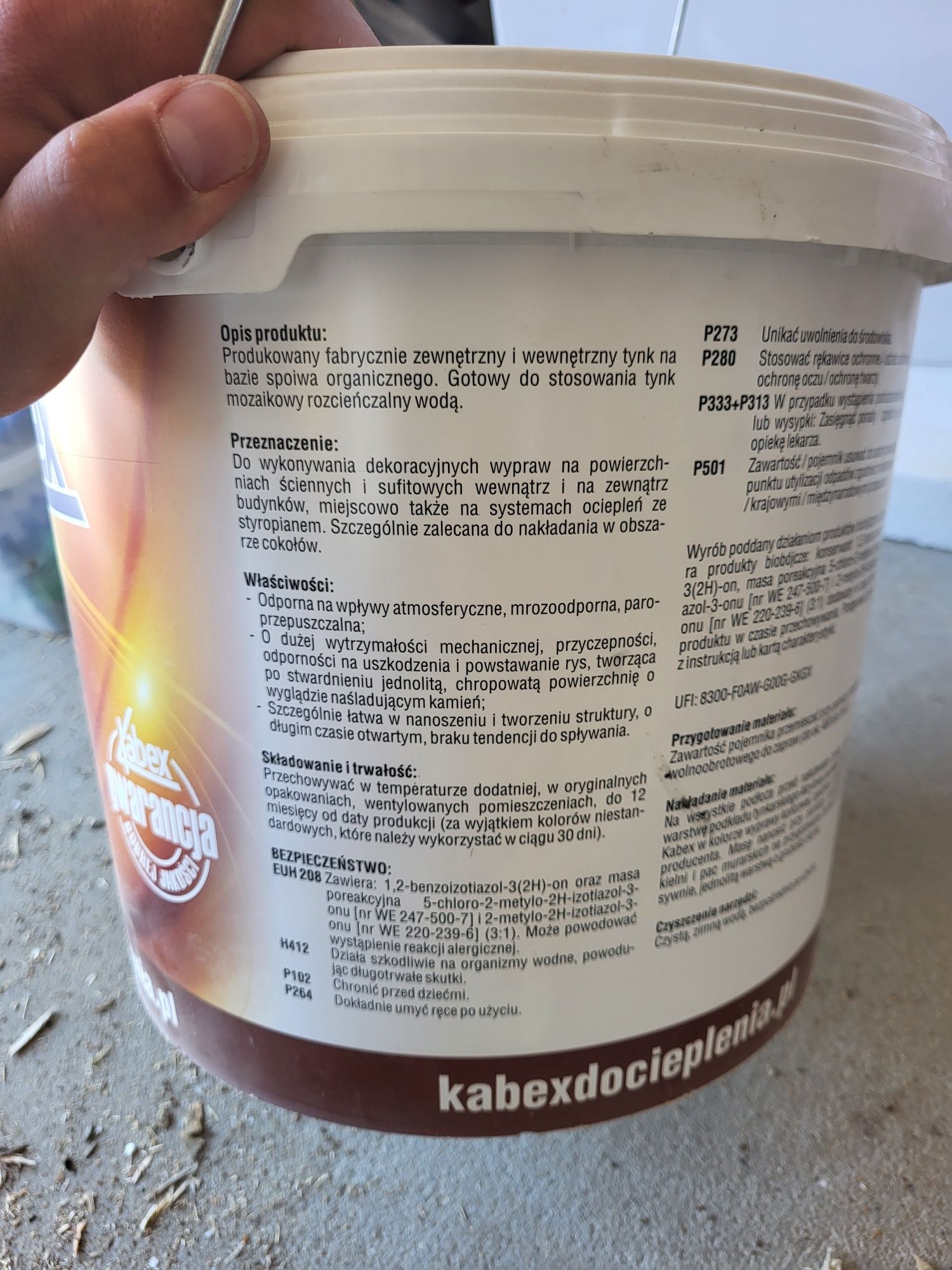 Kabex mozaika D-36 mika czarna tynk dekoracyjny