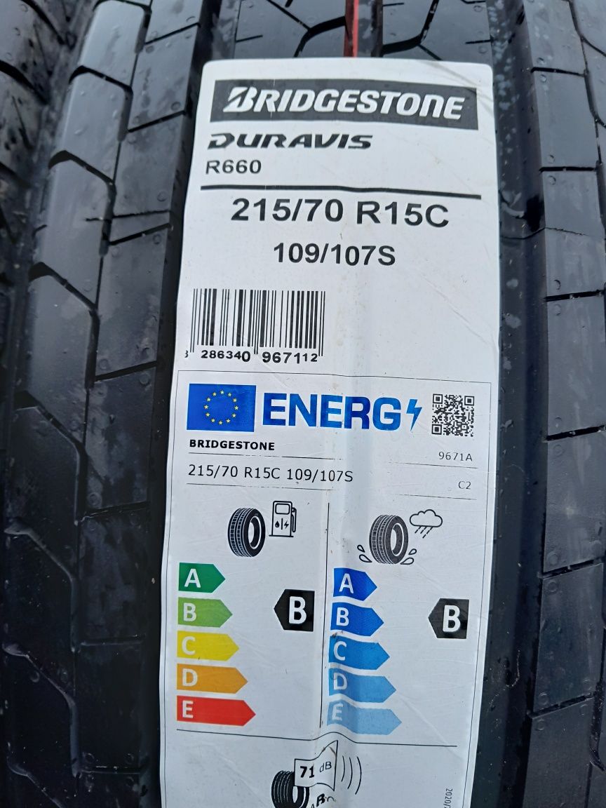 215/70R15C BRIDGESTONE , komplet nowych opon letnich.