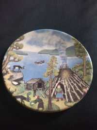 Prato Porcelana Vintage Arábia Finland A.Alariesto