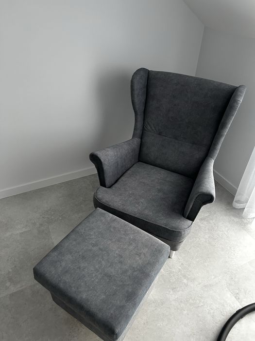 Fotel uszak + otwierana pufa