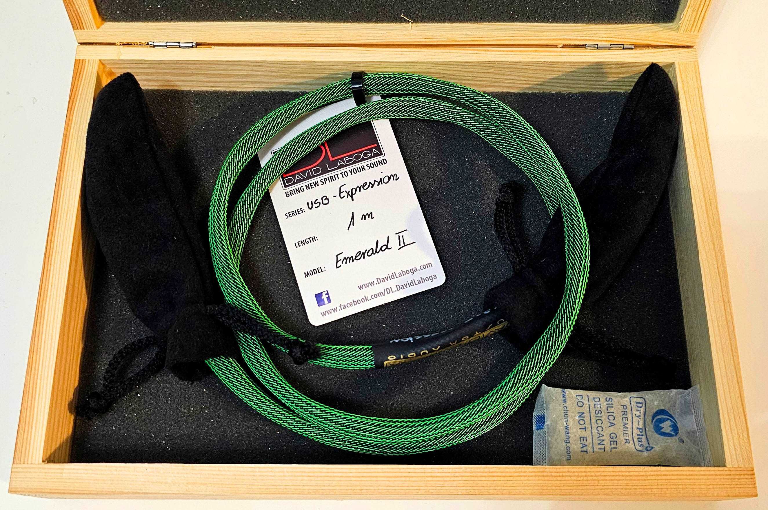 David Laboga Custom Audio Emerald MK2 USB A-B kabel przewód DL