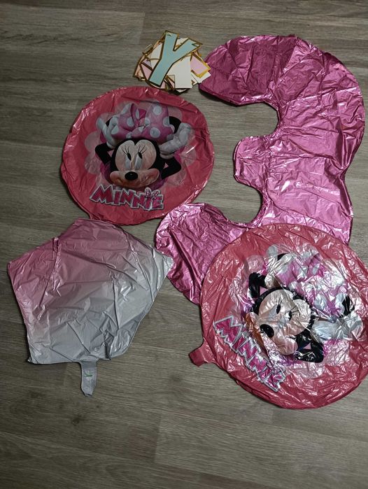 Набір кульок та паперових літер на день народження 3 роки