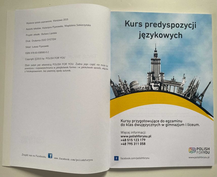 Testy kompetencjI językowych