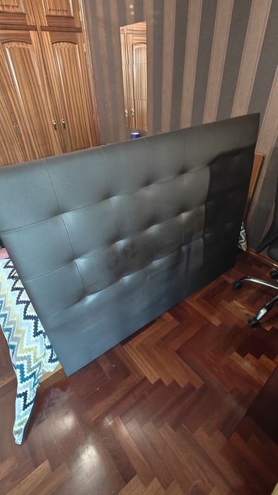 Cabeceira cama 160cm castanho