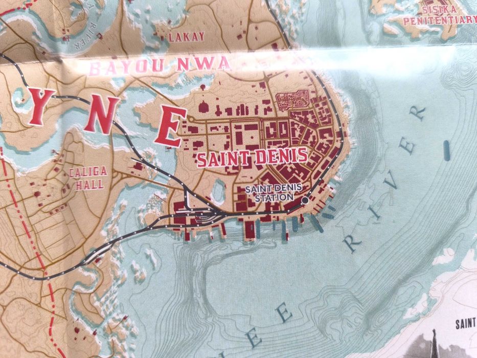 Red Dead Redemption II - KOLEKCJONERSKA MAPA New Hanover + New Austin