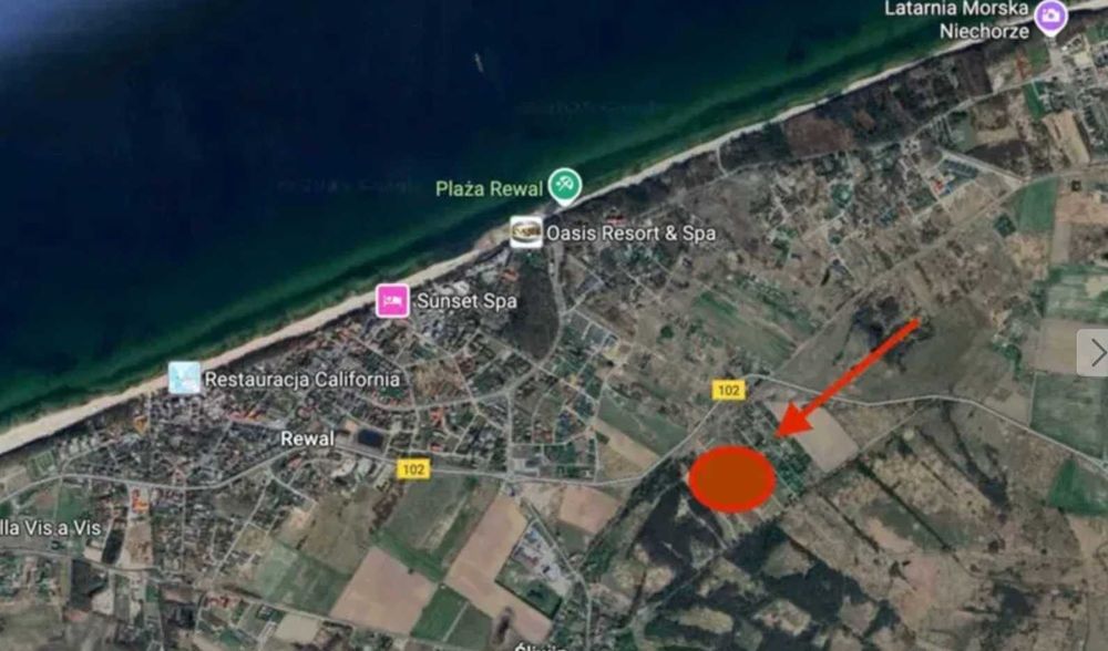 Mam na sprzedaż działki w Rewalu 1100m od morza prąd i drogi mamy