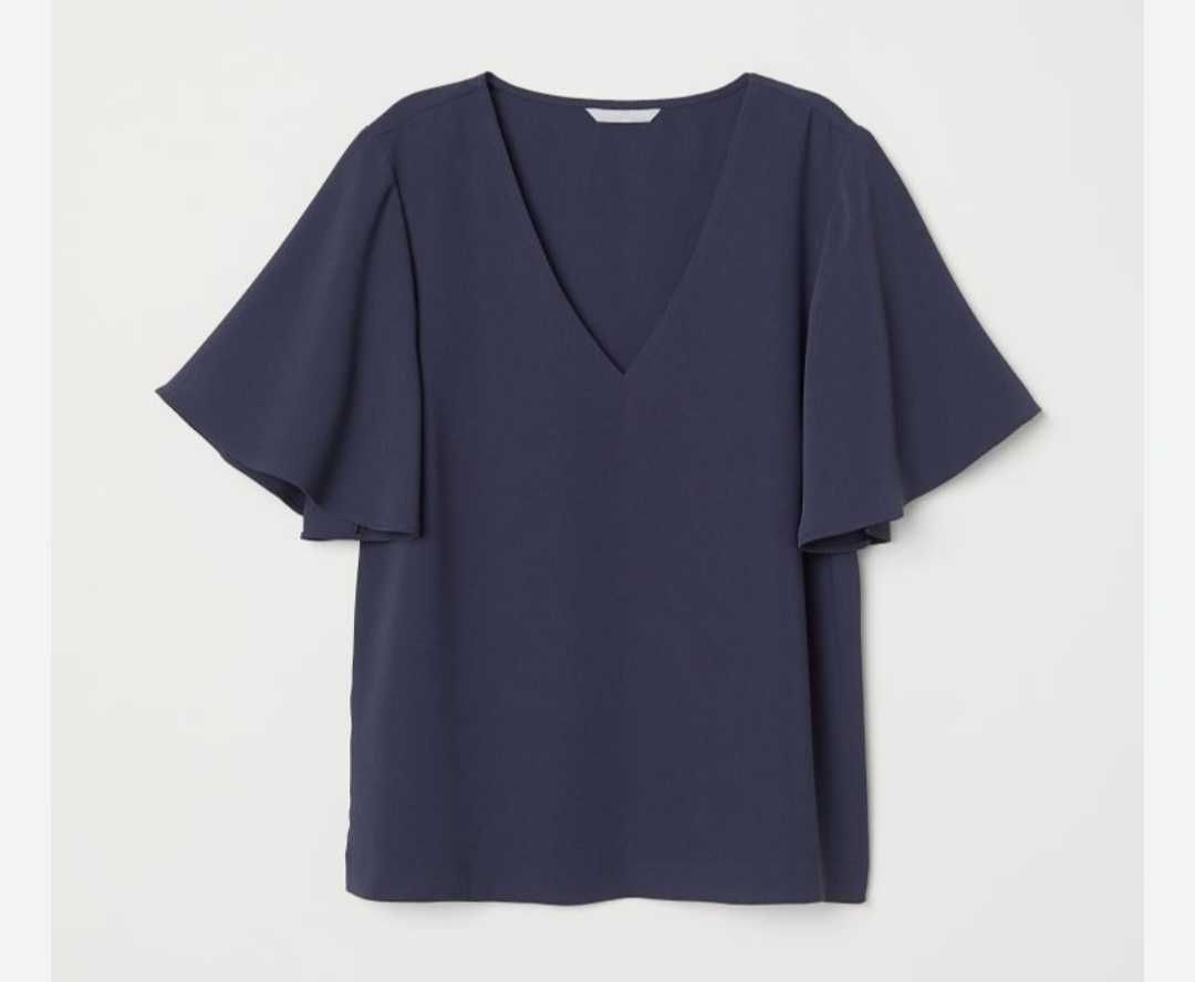 H&M bluzka szyfonowa elegancka 42 XL nowa tanio