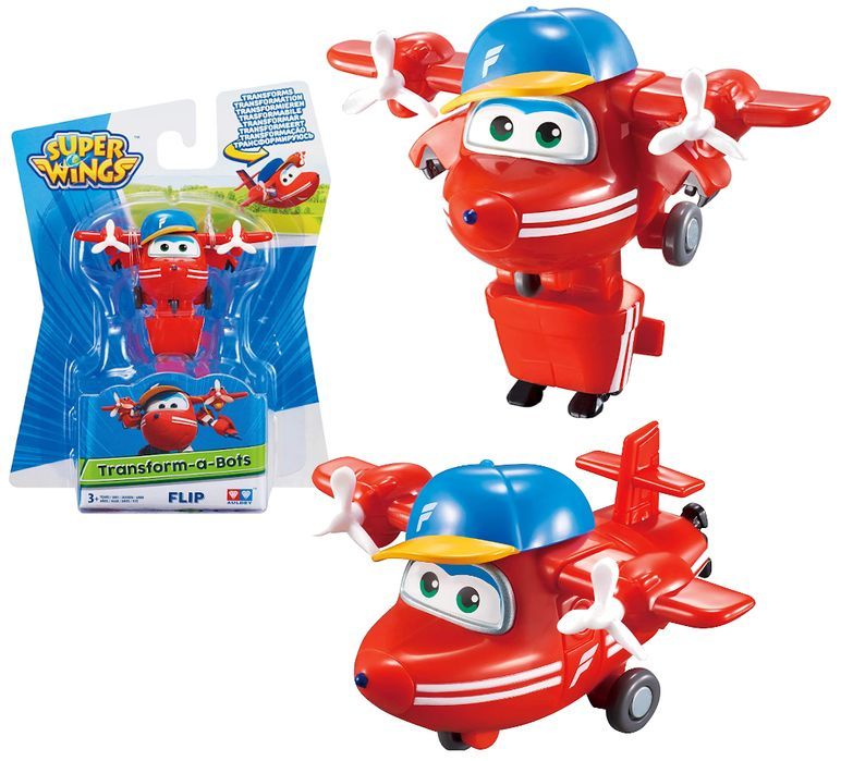 Super Wings Robot Transformers Flip Samolot 5Cm
