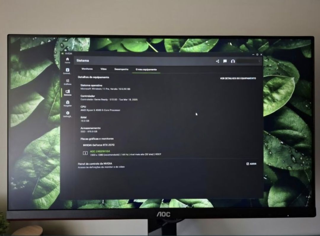 PC Gamer - RTX 2070 - Como Novo