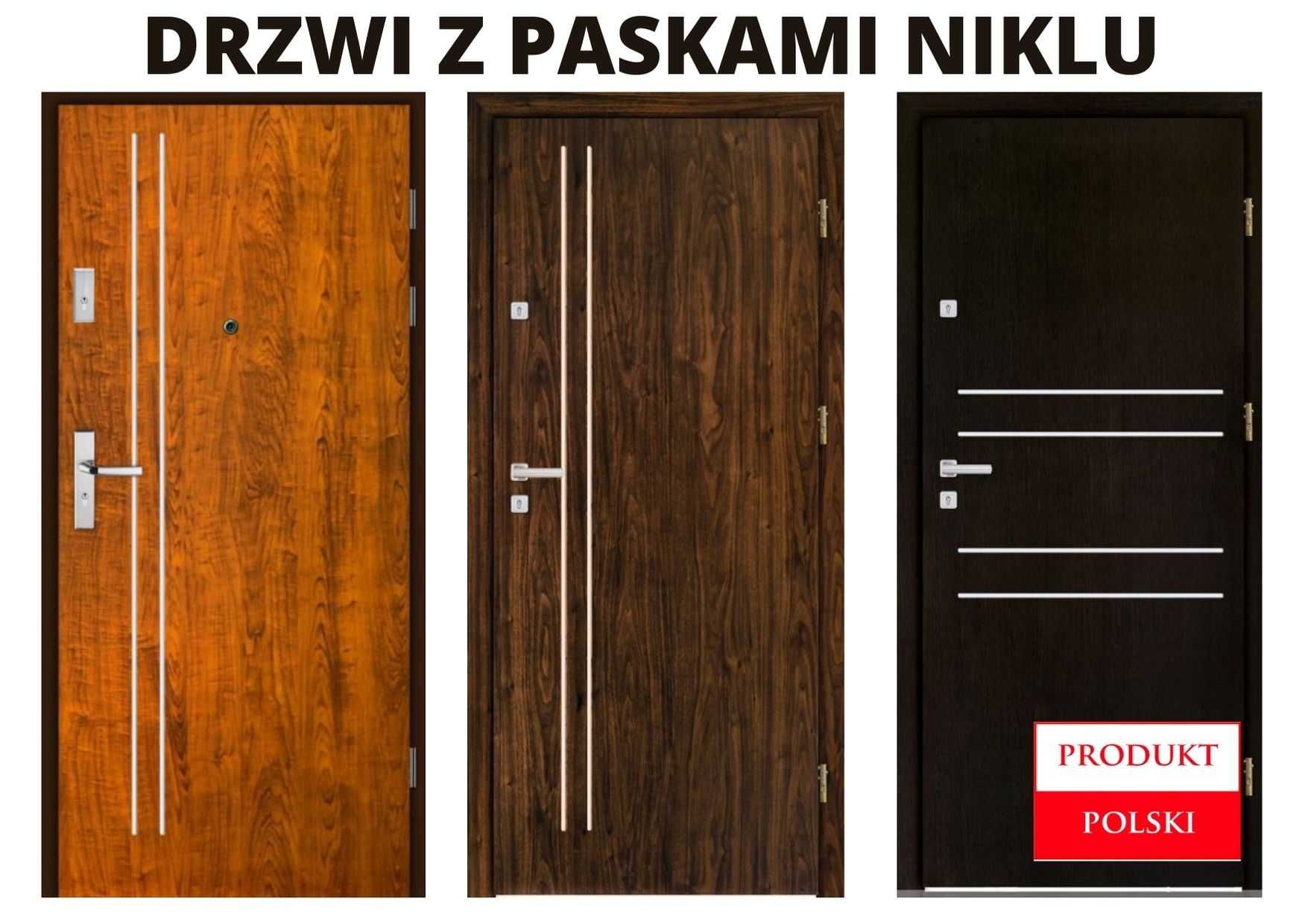 Drzwi do bloku z montażem - wewnątrzklatkowe - polskiej produkcji