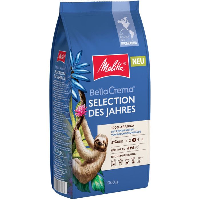 Кава в зернах Melitta Bella Crema Selection des Jahres 1кг