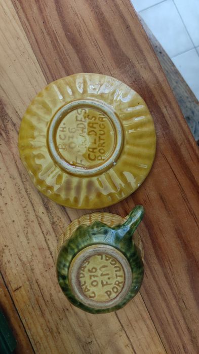 Conjunto de Chá em Faiança - Louça das Caldas (Milho)