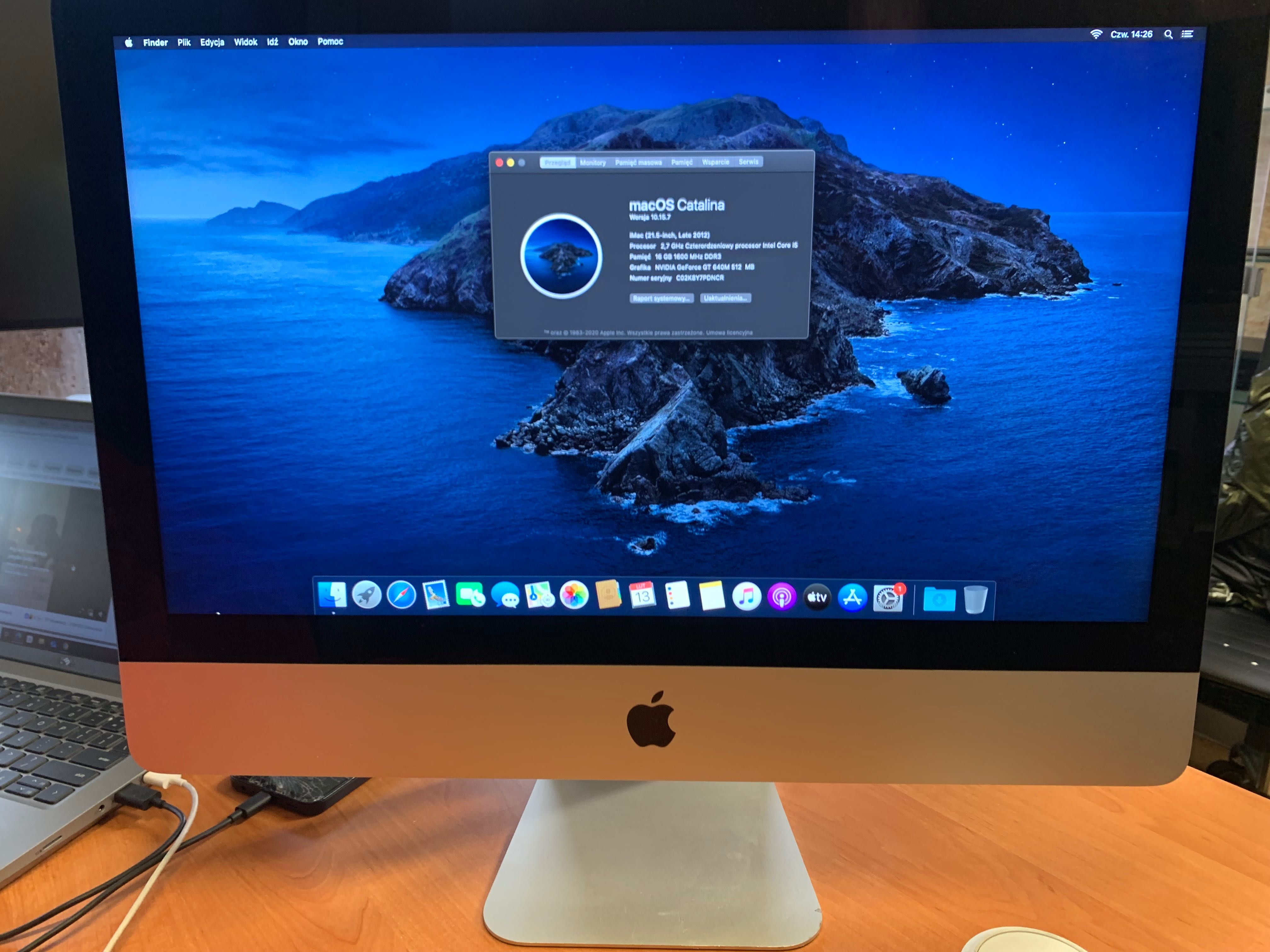 Apple iMac 21,5 cala A1418 slim