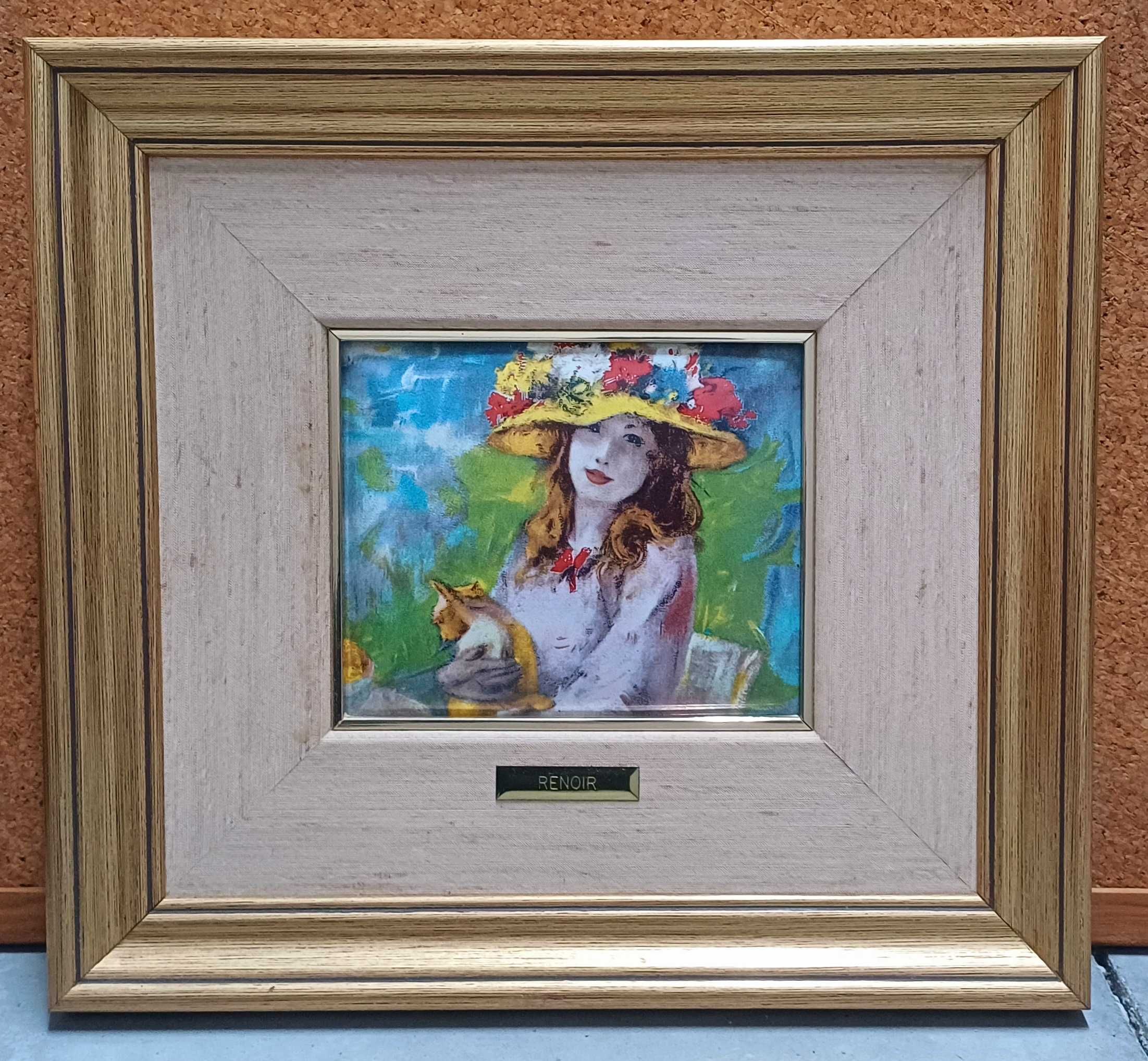 Quadros em esmalte pintado (6 unidades)