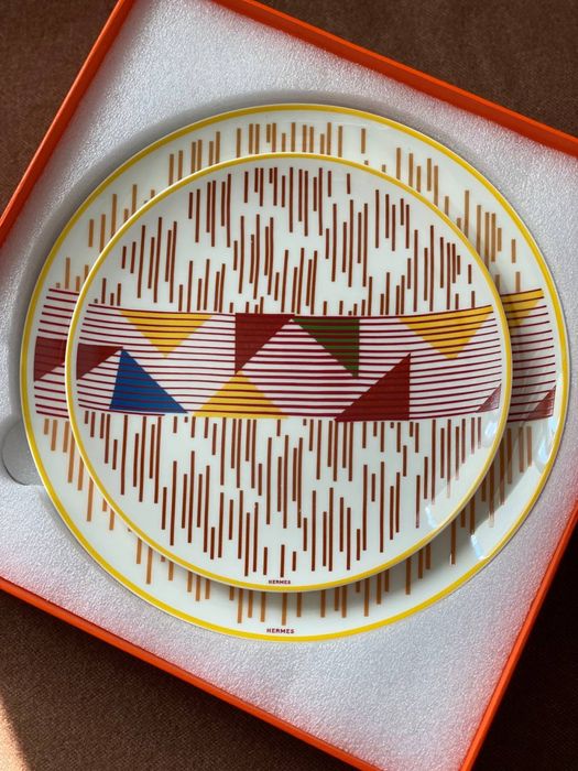 Набір тарілок Hermes порцелян